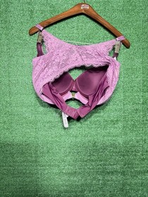 Lot Of 2 Victoria Secret Bras Size 38D One Pink The Other One Purple