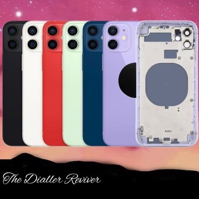 Für iPhone 12 - Alle Farben - Rückseite Gehäuse Back Chassis Ersatz