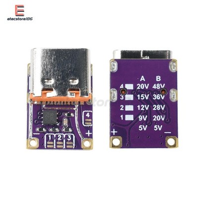 PD/QC Fast Charging Decoy Trigger Charger Module DC5V9V12V15V/20V Type C