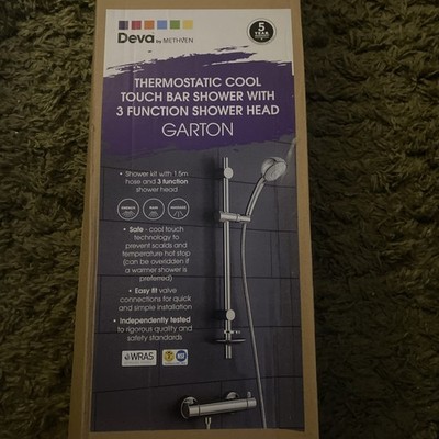 METHAN ''Deva'' Cool Touch Thermostat-Brausebatterie. Nagelneu Hochwertig.