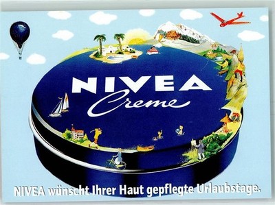 10571340 - Nivea cream by Beiersdorf balloon postcard advertising cosmetics