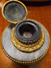 Antique 19th Century French Bronze and Marble Ink Well — photo 2