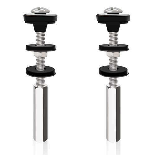 Universal Toilet Tank to Bowl Bolts Kit, Heavy Duty Toilet Bolts, Waterproof ... - Picture 1 of 7