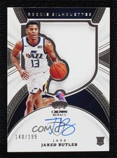 2021 Panini Crown Royale Silhouettes /199 Jared Butler #128 Rookie Auto RC 1l27