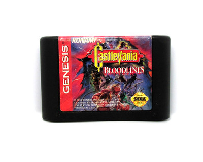  Castlevania: Bloodlines  (Sega Genesis 1994) Authentic Cart. - Fast Shipping!
