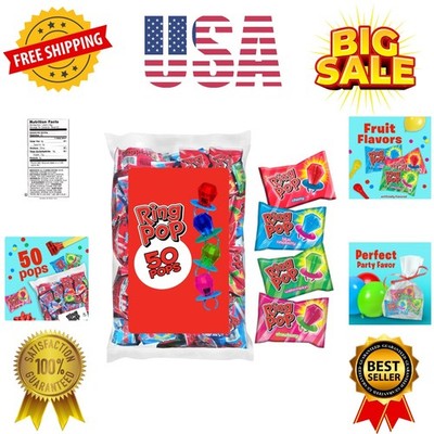 Lollipops - Bulk Candy Individually Wrapped Suckers Variety Party Pack- 50 Co...