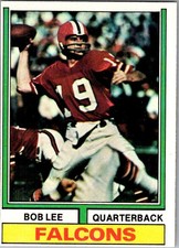 1974 Topps Football - Bob Lee #265 - Atlanta Falcons