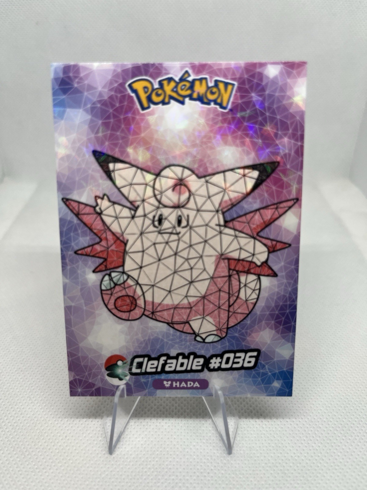 Clefable #36 - Cracked Ice Holo - Crystal Collection 2024 - Pokemon Card