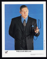 World Wrestling Federation (WWF) William Regal - Signed 8