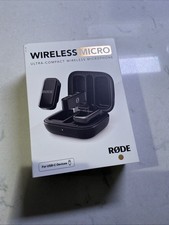 Rode - Wireless Micro - Ultra-Compact Wireless Microphone - USB-C - Black