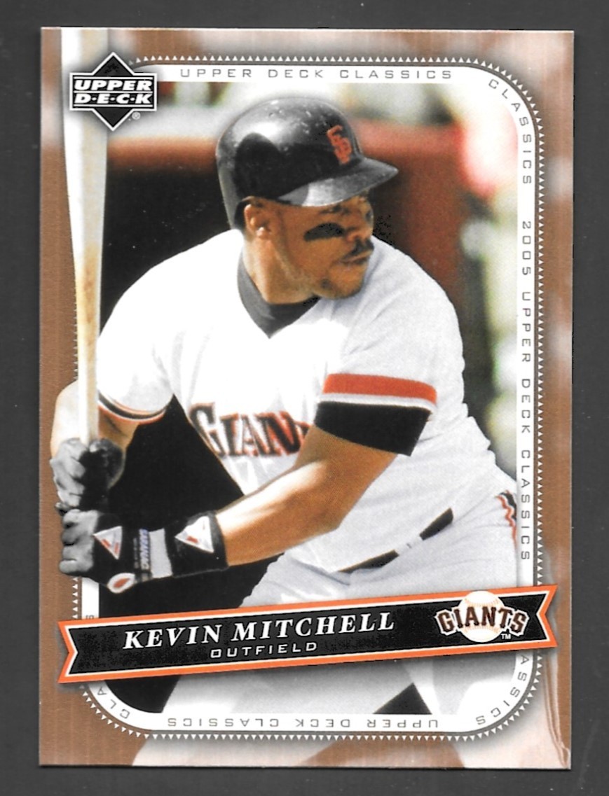 2005 Upper Decks Classics #63 Kevin Mitchell - NRMT