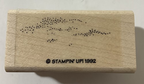 Vintage Wood Rubber Beach Stamp Lot Of 2 Seashells & Beach Ocean Vacation - Picture 3 of 6