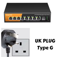 9-Port Multi-Gigabit Managed Switch 8x 2,5Gbp...