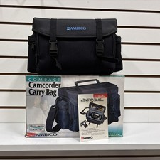 Ambico Black Nylon Camcorder/Camera Bag V-4475 - BRAND NEW