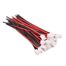 20pcs JST-XH 2.54mm 1S 2 Pin Balance Plug Lead Socket Male Connector with 22a...