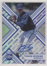2018 Panini Elite Extra Edition Aspirations Blue 47/50 Yunior Severino Auto hg6