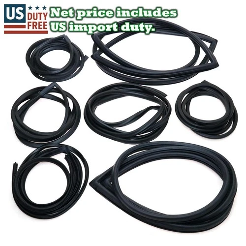 FIT DATSUN NISSAN BLUEBIRD 510 1600 SEDAN 4-DOOR MODEL WEATHERSTRIP COMPLETE SET