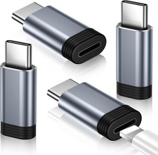 4Pack Light to USB C Adapter Fast Charging for iPhone 15 16 17 Pro Devices