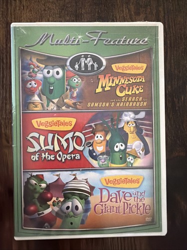 VeggieTales Minnesota Cuke Sumo Opera Dave Giant Pickle DVD Used Kids Faith