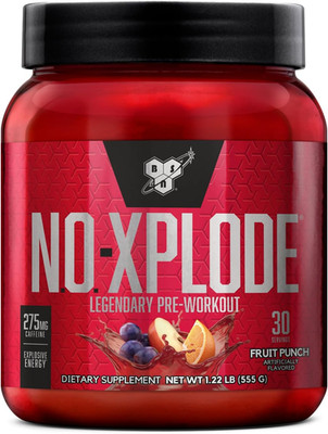 N.O.-XPLODE Pre Workout Powder, Energy Supplement for Men and Women with Creatin