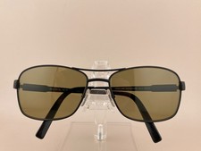 Kirkland Signature Sunglasses Frame Shiraz Black Aviator Flex Italy 58-16-140