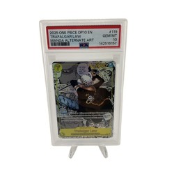 Trafalgar Law OP10-119 Manga Alternate Art - Royal Blood - One Piece TCG