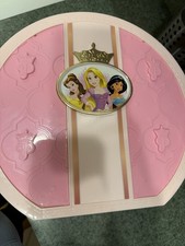Disney Princess Vanity Pretend Play Set with Mirror and Accessories