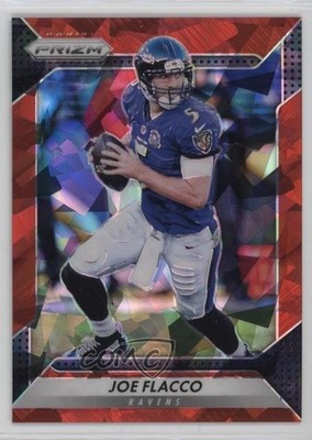 2016 Panini Prizm Red Crystals Prizm 5/75 Joe Flacco #8 11to