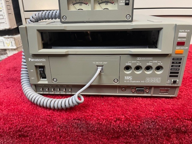Panasonic AG-6850 Hi-Fi Video Recorder Duplicator | eBay