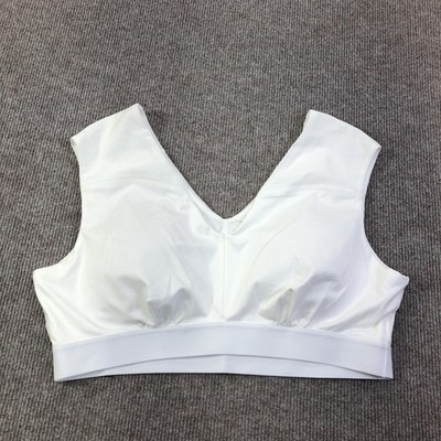 Tommie Copper Shoulder Support Bra Womens 3XL White Znergy Compression Top