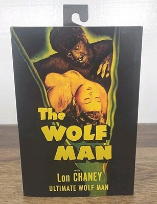 NECA Ultimate Wolf Man Lon Chaney Jr 7in Action Figure Complete Universal