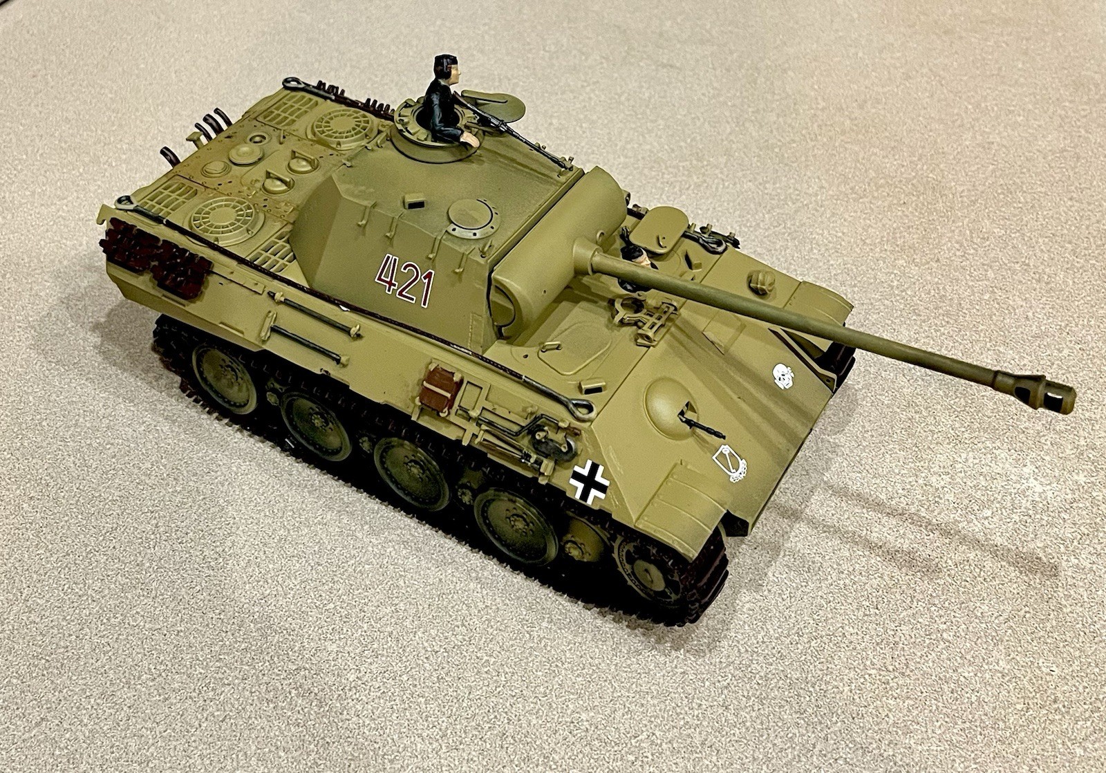 π Built Model Tank Kit Tamiya German Panther Ausf.D 1/35 π | eBay