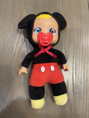 Cry Babies Tiny Cuddles Disney Mickey Mouse 9  Plush Doll that Cry Real Tears.