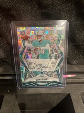 2025 Panini Phoenix Quinn Ewers #159 Pandora Silver Ink Auto RC Miami Dolphins