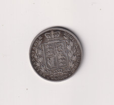 Queen Victoria Young Head Silver Half-Crown 1881 VERY NICE GRADE COIN.KK99