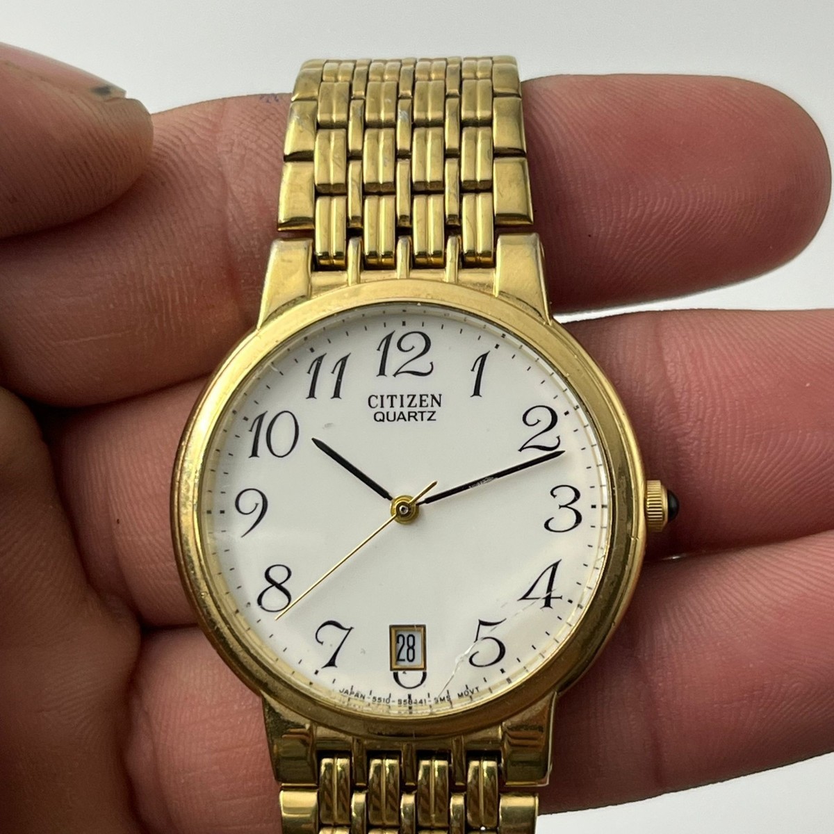 Vintage Citizen 5110- S19546 Stainless Steel Japan Made Quartz