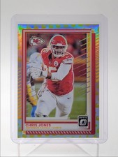 CHRIS JONES 2025 DONRUSS OPTIC FOOTBALL FLEX PRIZM CHIEFS /199 Q1829