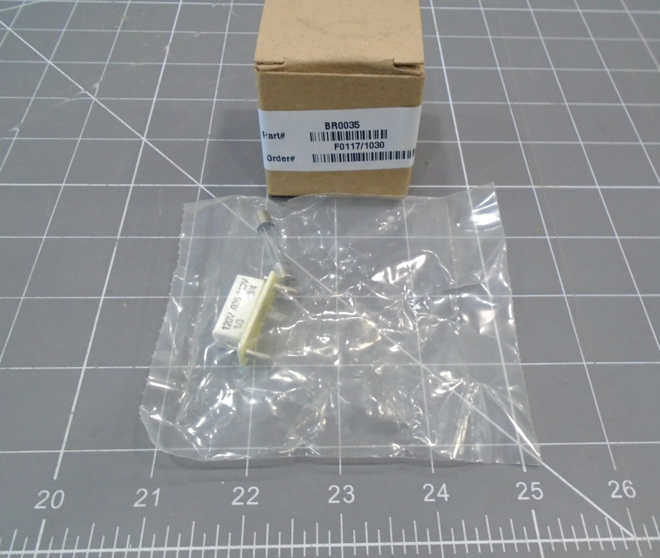 NEW Baldor Reliance ASEA Brown BR0035 Resistor & Fuse