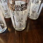 VTG 6 Greek Cameo High Ball Mid Century Glasses 12 Oz LOT — photo 4