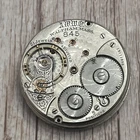 Antique 1906 Waltham 845 18s 21j Railroad Grade Pocket Watch Movement Runs