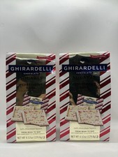2 Ghirardelli Chocolate Squares Peppermint Ba...