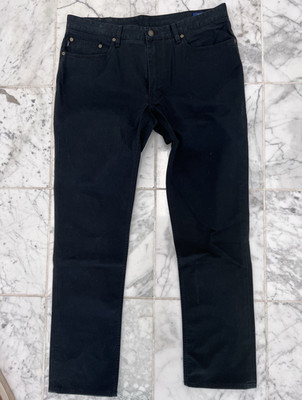 Polo Ralph Lauren Herren Jeans Schwarz 36/32 Stretch Gerades Bein