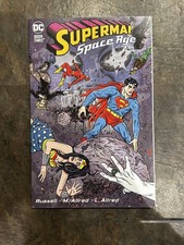 Superman: Space Age Book Three Hardcover Graphic Comic Book Mark Russell NM