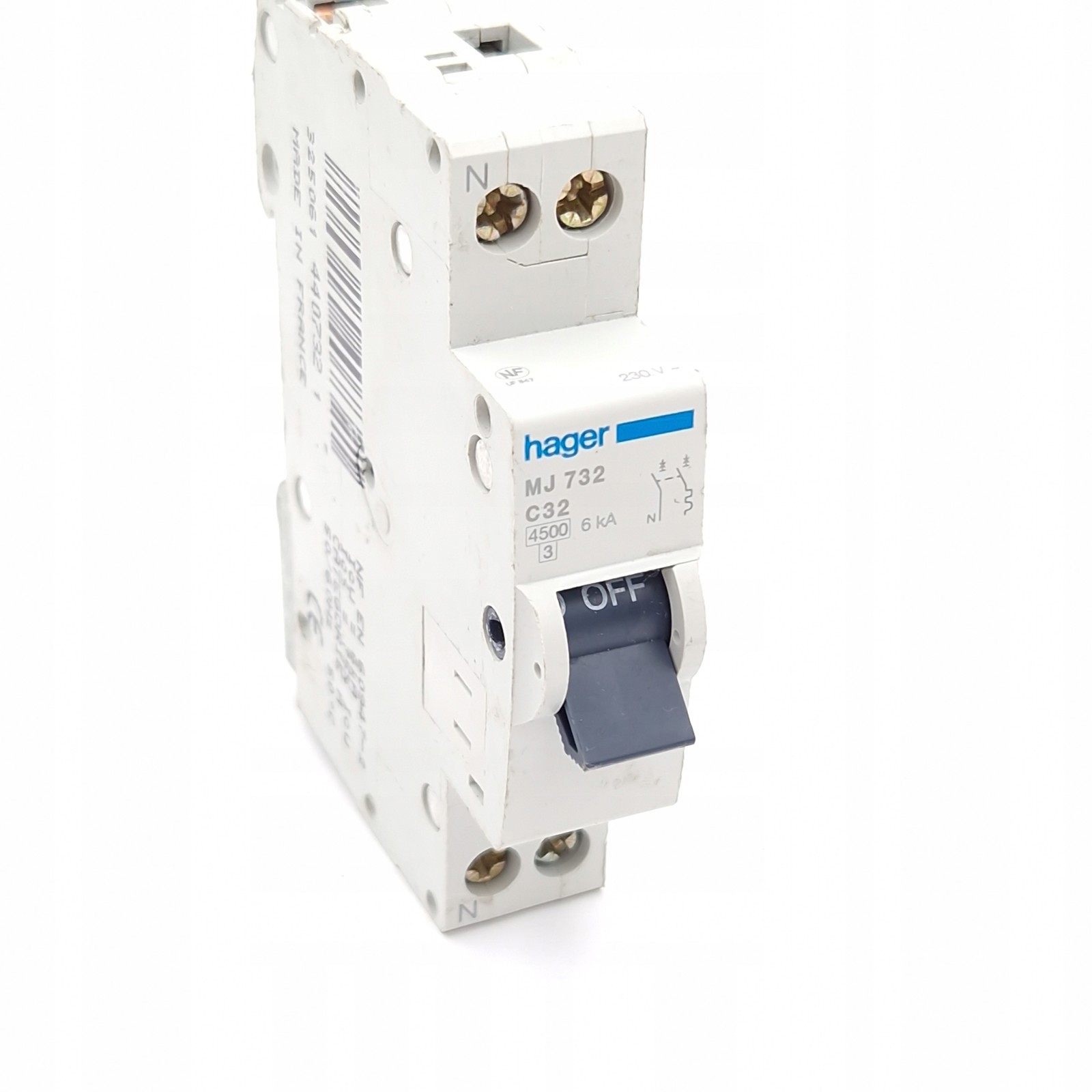 Hager MJ 732 C32 Overcurrent Circuit Breaker