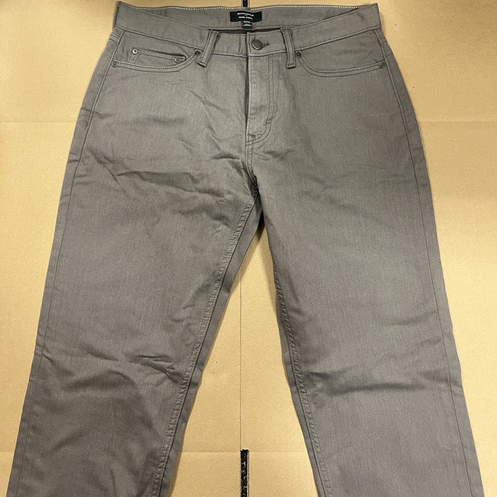 Banana Republic “Athletic Travel Pant in Brown Heather” 32x34