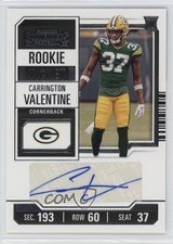 2023 Panini Contenders Rookie Ticket Carrington Valentine #174 Auto 11ye