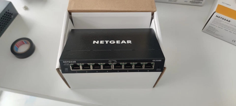 Netgear GS308E 8-Port Gigabit Ethernet Smart Managed Plus Switch