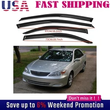 Fits 2002-2006 Toyota Camry Window Visor Rain Guard Vent Sun Shade Deflector 4PC