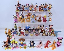 Vintage Disney Toy Figure Lot Mickey  Minnie Mouse, Donald  Daisy Duck, Goofy