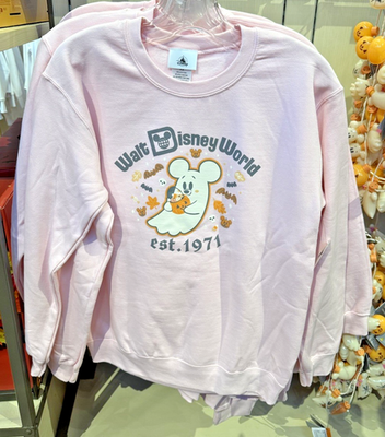 Disney Parks 2025 Halloween Mickey Minnie Mouse Ghost Pink